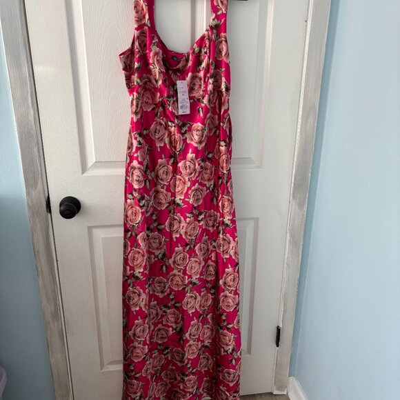 Wild Fable Pink Floral Maxi Dress - NWT - Picture 4 of 7